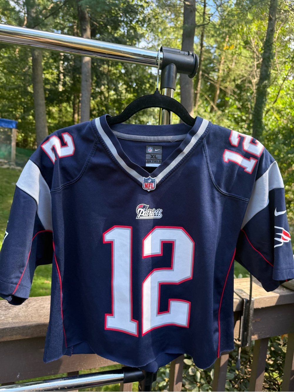 Official Patriots Tom Brady Jersey- Cropped